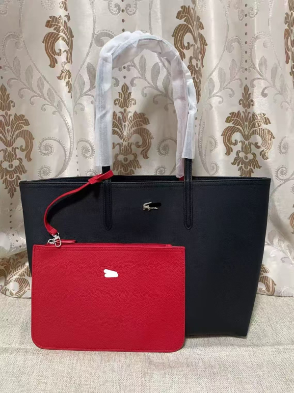 Torba Tote, gradski minimalistički stil; Materijal: kompozitna goveđa koža; Oblik: horizontalno kvadratni; Unutarnja pretinac za dokumente; Podstava: visokokvalitetna tkanina.