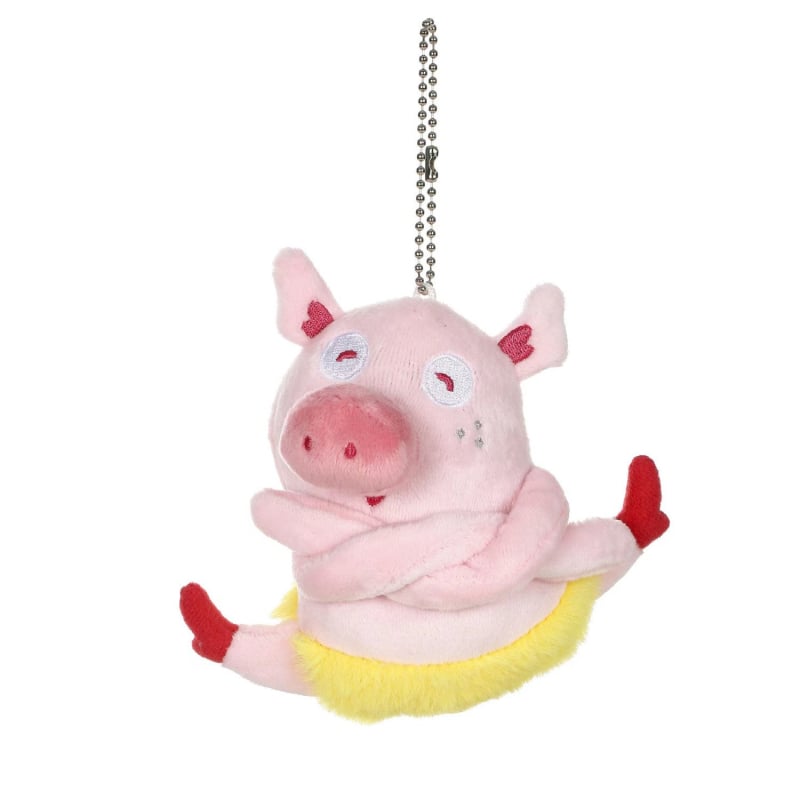 Purcel pluș - breloc inspirat de balet, pluș scurt, umplutură PP bumbac, personalizare disponibilă