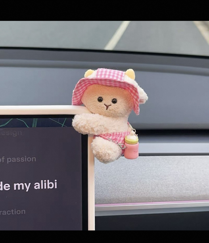 Mu qianli Plišano lutkica s klipom za unutarnju dekoraciju automobila