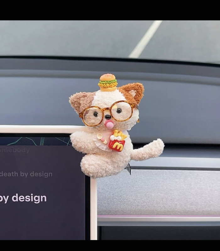 Mu qianli Plišano lutkica s klipom za unutarnju dekoraciju automobila