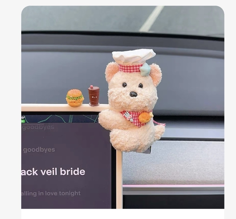 Mu qianli Plišano lutkica s klipom za unutarnju dekoraciju automobila