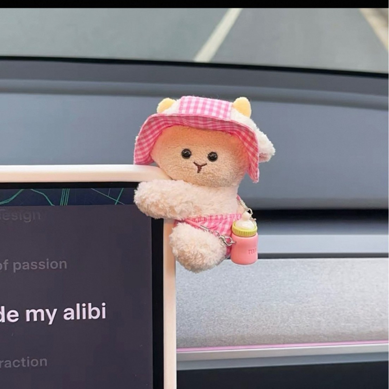 Mu qianli Plišano lutkica s klipom za unutarnju dekoraciju automobila