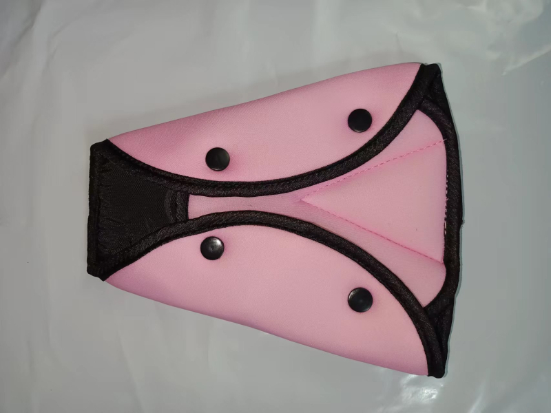 Κρατητήρας ζώνης αυτοκινήτου για παιδιά με τριγωνικό μαξιλαράκι ώμου από πλεκτό βαμβάκι, Flash mu, περίπου 18 g