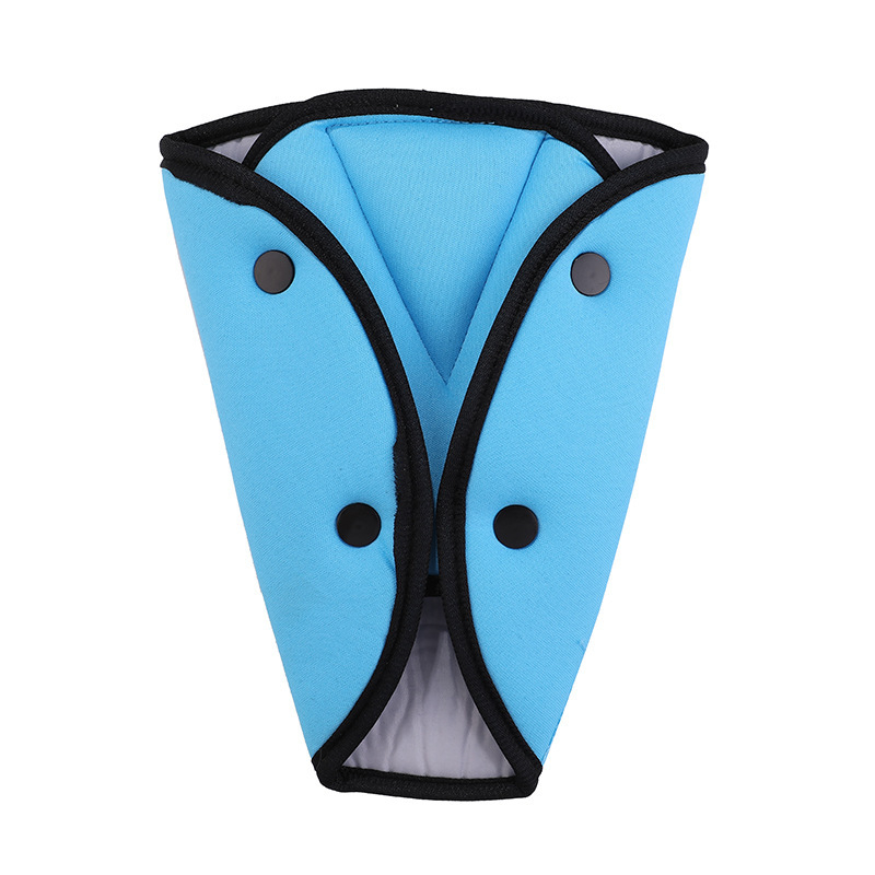 Κρατητήρας ζώνης αυτοκινήτου για παιδιά με τριγωνικό μαξιλαράκι ώμου από πλεκτό βαμβάκι, Flash mu, περίπου 18 g