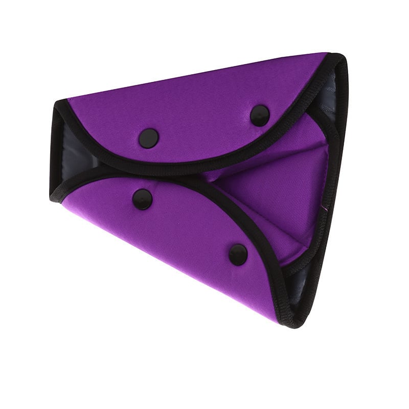 Κρατητήρας ζώνης αυτοκινήτου για παιδιά με τριγωνικό μαξιλαράκι ώμου από πλεκτό βαμβάκι, Flash mu, περίπου 18 g