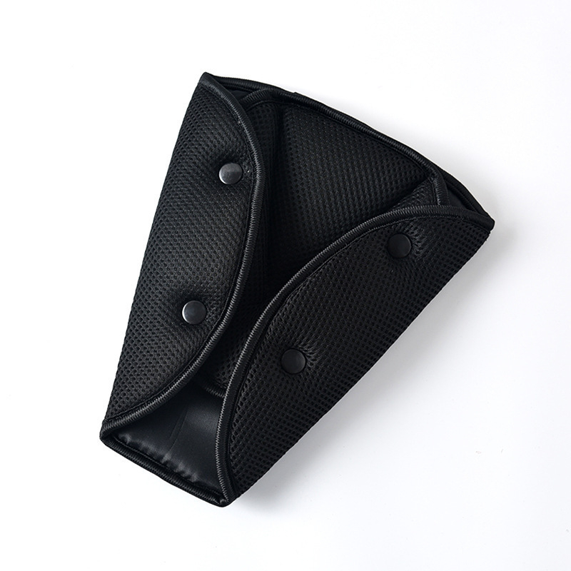 Κρατητήρας ζώνης αυτοκινήτου για παιδιά με τριγωνικό μαξιλαράκι ώμου από πλεκτό βαμβάκι, Flash mu, περίπου 18 g