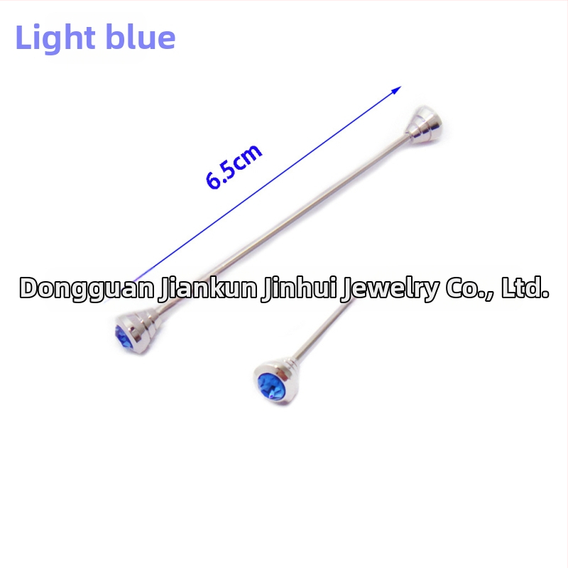 Misiņa kakla spraudnis vīriešiem ar diamantu apdari, JK zīmols