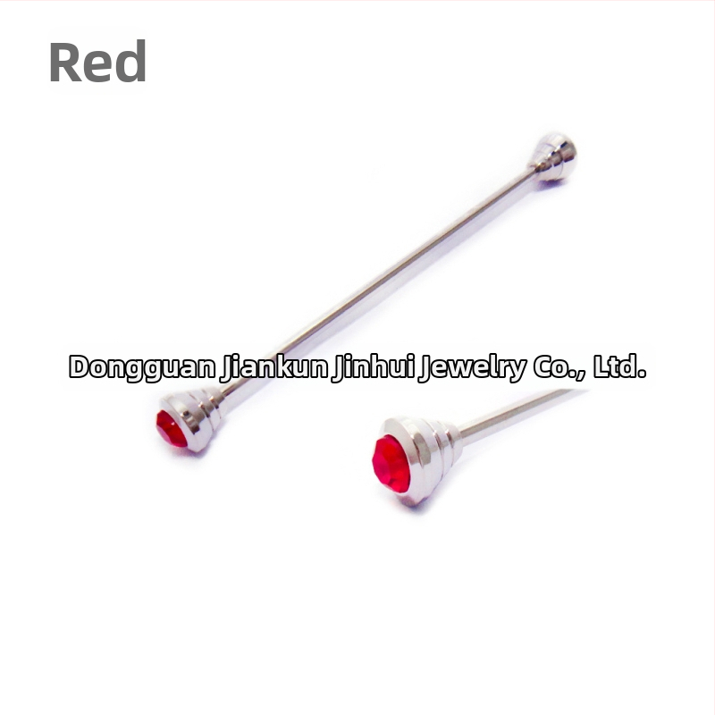 Misiņa kakla spraudnis vīriešiem ar diamantu apdari, JK zīmols