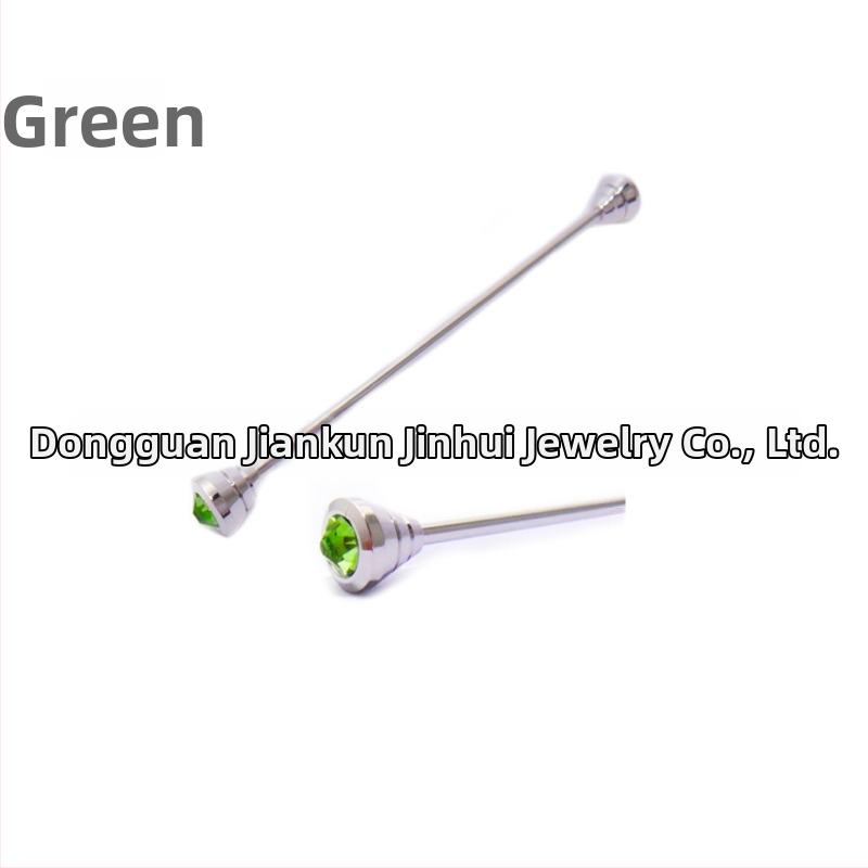 Misiņa kakla spraudnis vīriešiem ar diamantu apdari, JK zīmols