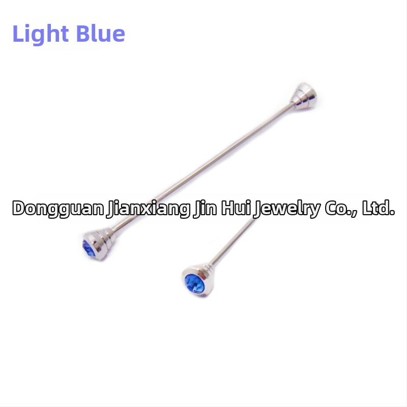 Misiņa kakla spraudnis vīriešiem ar diamantu apdari, JK zīmols