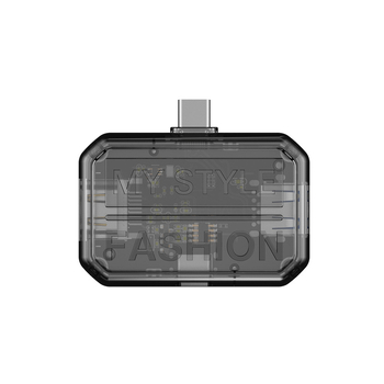 Stație docking USB-C 3-in-1, carcasă transparentă, hub cu 3 porturi, USB 3.0, 5Gbps, alimentare prin bus