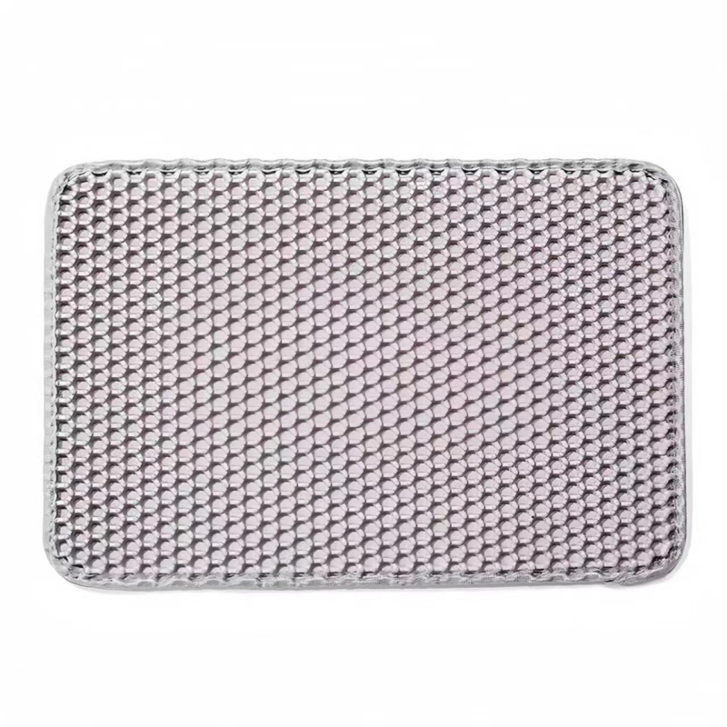 Двупластова котешка подложка за пясък – против разпръскване, контрол на пясъка, предотвратява разсипването