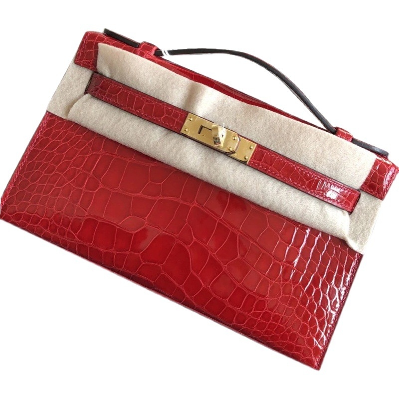 Kelly torba s lancem, mini, prva generacija, uzorak krokodila, večernja clutch, mala kvadratna torba, preko ramena ili crossbody za žene