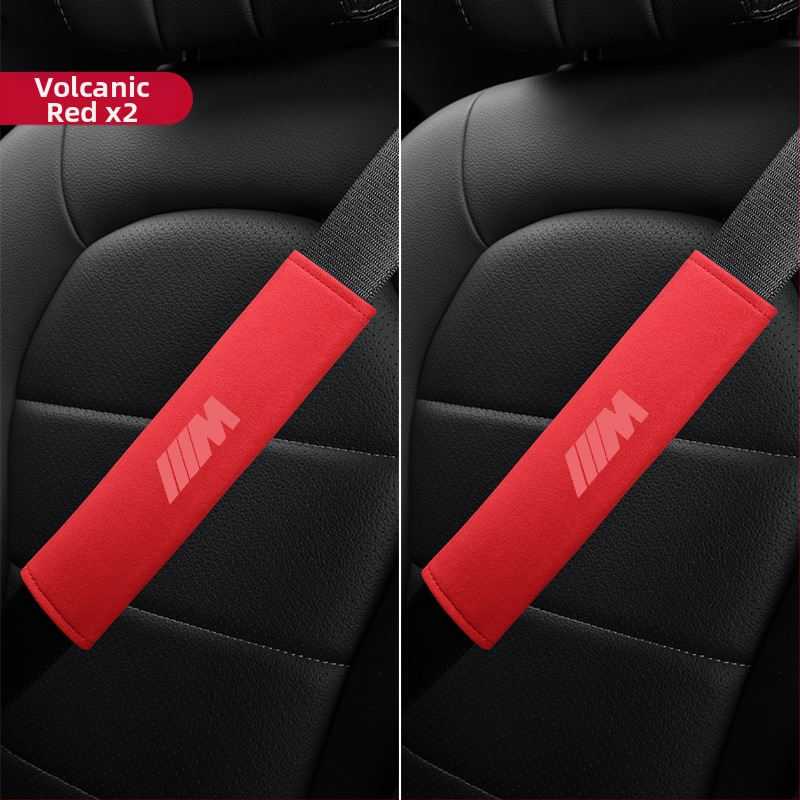 Van Gogh BMW velūra plecu jostas aizsargs automašīnai, piemērots 1/3/5/7 sērijām un X3/X2, 200 g, ar logotipa druku