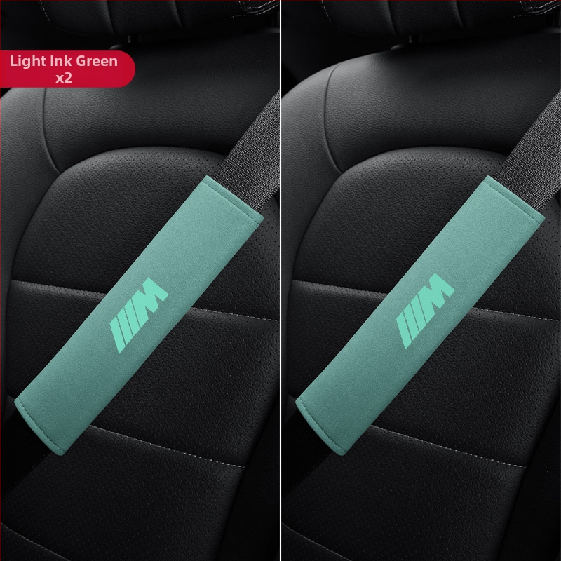 Van Gogh BMW velūra plecu jostas aizsargs automašīnai, piemērots 1/3/5/7 sērijām un X3/X2, 200 g, ar logotipa druku