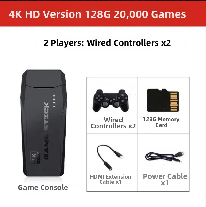 Light Gun kontroller ar 4GB RAM, HDMI 2.0, Vintage arkādes stils