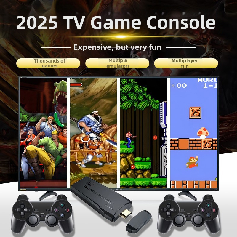 Light Gun kontroller ar 4GB RAM, HDMI 2.0, Vintage arkādes stils