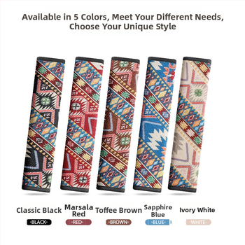 Automobiļa drošības josta pleca aizsargs — Etniskais stils, Karikatūru dizains, Poliesters, Gu qi zīmols