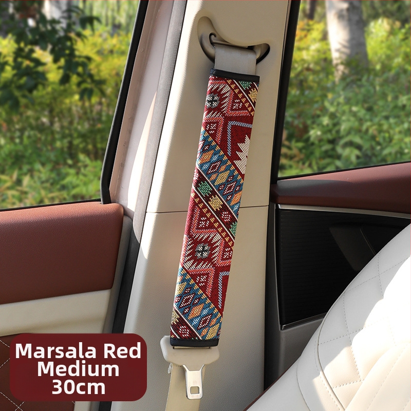 Automobiļa drošības josta pleca aizsargs — Etniskais stils, Karikatūru dizains, Poliesters, Gu qi zīmols