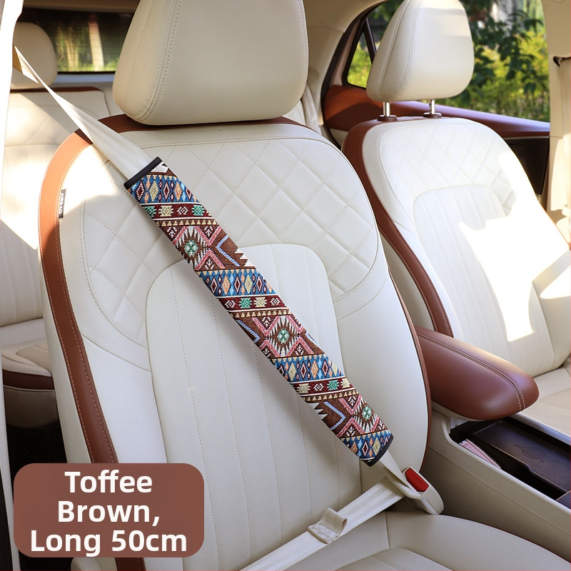 Automobiļa drošības josta pleca aizsargs — Etniskais stils, Karikatūru dizains, Poliesters, Gu qi zīmols