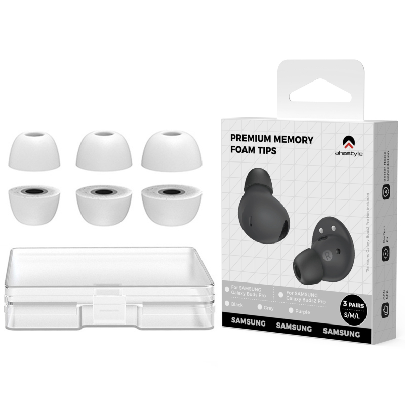 AhaStyle WG36-Buds Pro Atminties Putų Ausų Gaubteliai Galaxy Buds Pro