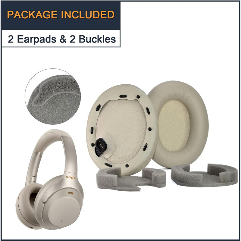 Ausinių dėklas Sony WH-1000XM4 ausinėms – dirbtinės odos apsauginis dėklas, OEM apdorojimas, suderinamas su Sony WH-1000XM4 (Medžiaga: dirbtinė oda; Modelis: Sony WH-1000XM4; Apdorojimas: OEM)