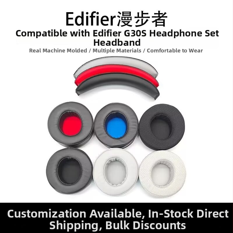 Odos dėklas Edifier G30S ausinėms, modelis G30S; medžiaga: Kita; lengvai montuojamas ir patogus dėvėti.