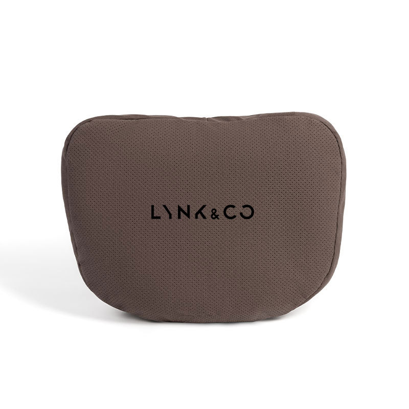 Perna pentru capul scaunului auto Lynk cu memory foam, exterior din suede, logo Lynk, pentru toate sezoanele, personalizabilă