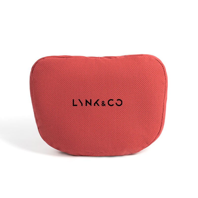 Perna pentru capul scaunului auto Lynk cu memory foam, exterior din suede, logo Lynk, pentru toate sezoanele, personalizabilă