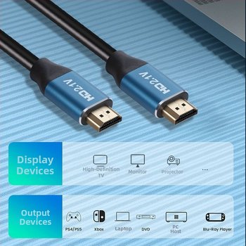 HDMI 2.1 8K Ultra-Clear kábel – univerzálny, pre TV, počítač, set-top box a projektor
