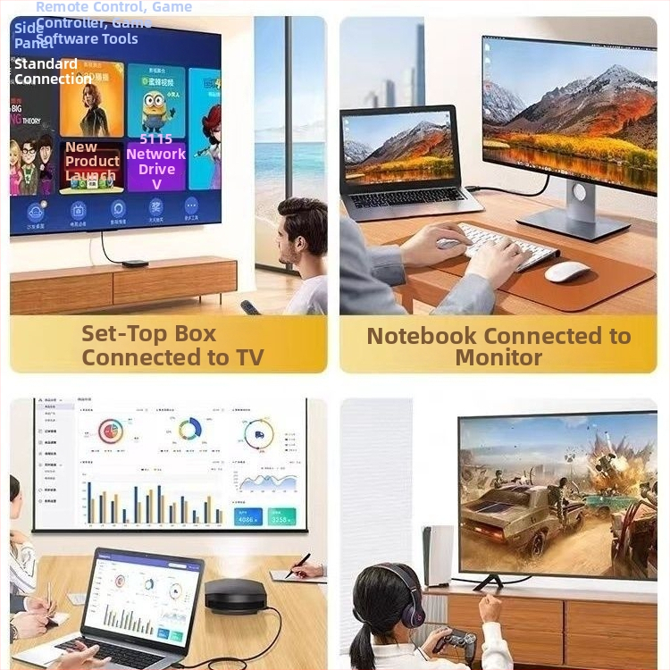 HDMI 2.1 8K Ultra-Clear kábel – univerzálny, pre TV, počítač, set-top box a projektor