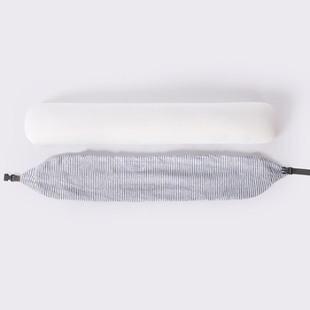 Pernă de gât în formă U, cu umplutură din particule de spumă, material din bumbac, stil Japonez, pernă de călătorie portabilă
