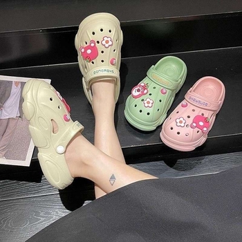 I formos šlepetės su atskirtu pirštu, PVC viršus ir PVC padai, saldus stilius, vasaros išleidimas 2022