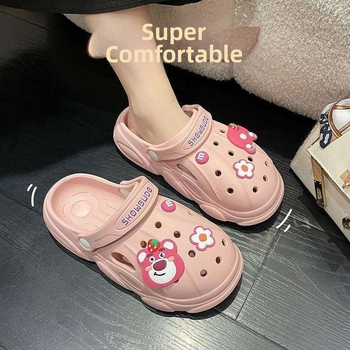 I formos šlepetės su atskirtu pirštu, PVC viršus ir PVC padai, saldus stilius, vasaros išleidimas 2022