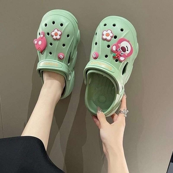 I formos šlepetės su atskirtu pirštu, PVC viršus ir PVC padai, saldus stilius, vasaros išleidimas 2022