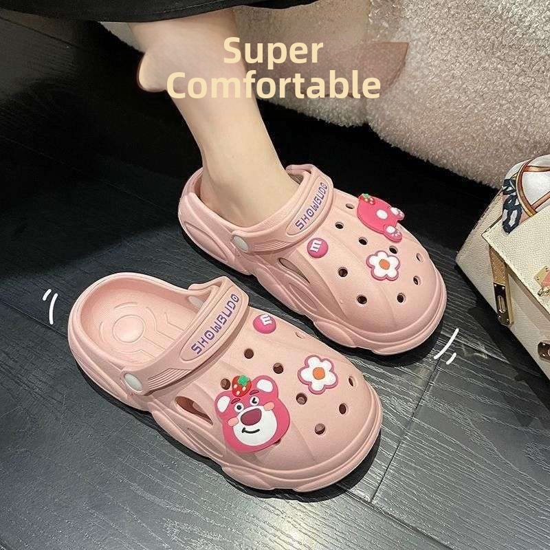 I formos šlepetės su atskirtu pirštu, PVC viršus ir PVC padai, saldus stilius, vasaros išleidimas 2022