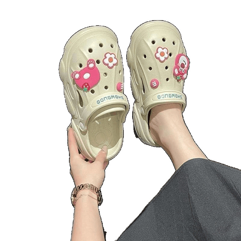 I formos šlepetės su atskirtu pirštu, PVC viršus ir PVC padai, saldus stilius, vasaros išleidimas 2022