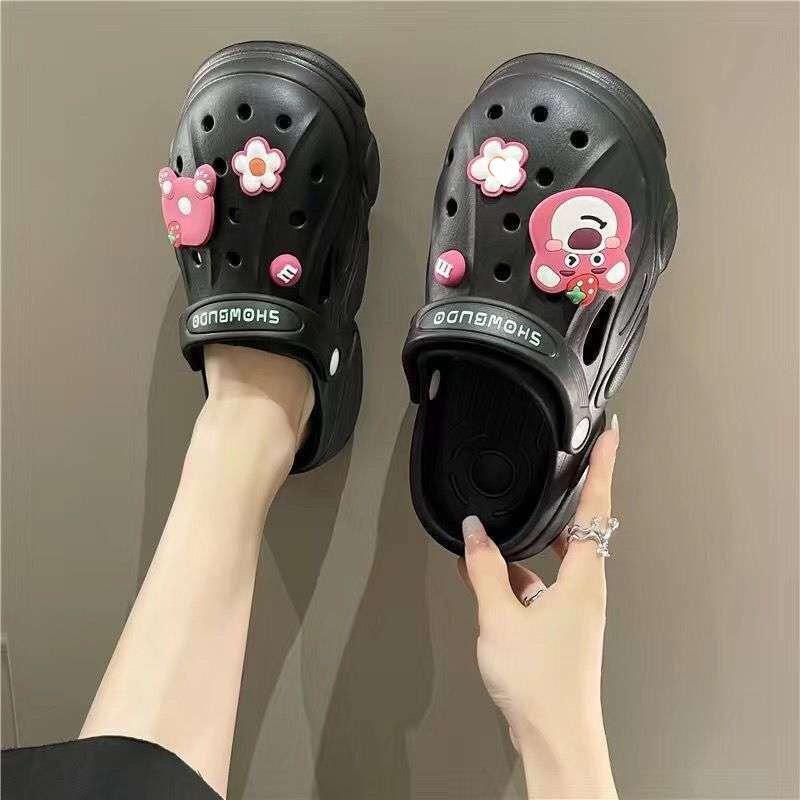 I formos šlepetės su atskirtu pirštu, PVC viršus ir PVC padai, saldus stilius, vasaros išleidimas 2022