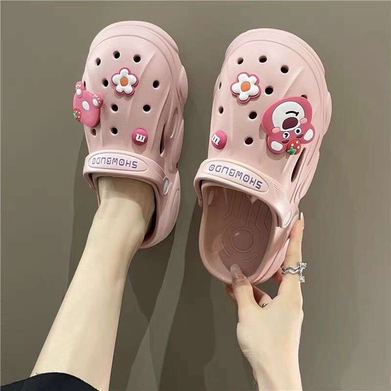 I formos šlepetės su atskirtu pirštu, PVC viršus ir PVC padai, saldus stilius, vasaros išleidimas 2022