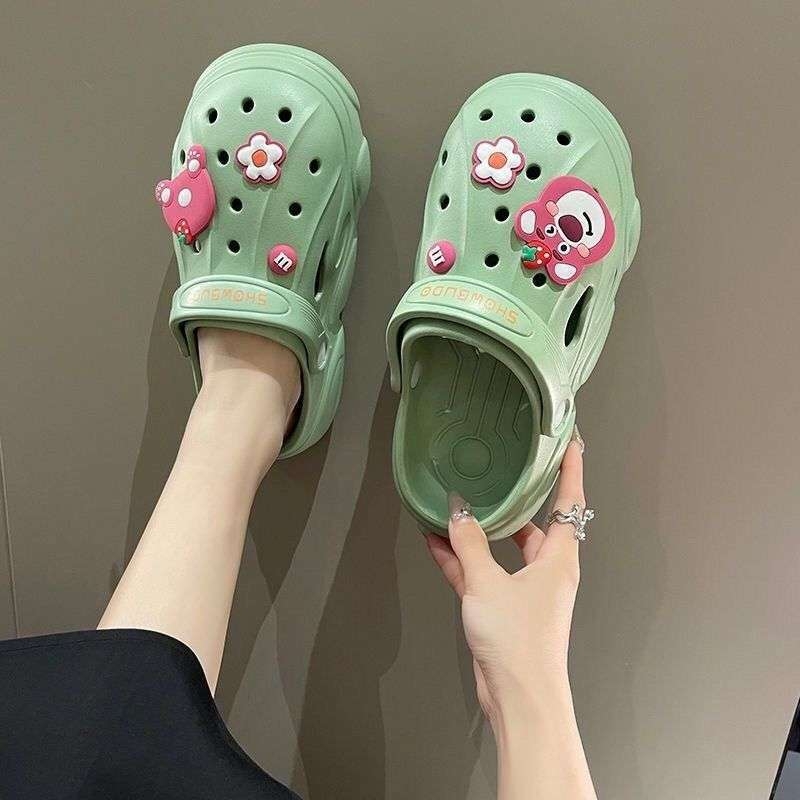 I formos šlepetės su atskirtu pirštu, PVC viršus ir PVC padai, saldus stilius, vasaros išleidimas 2022