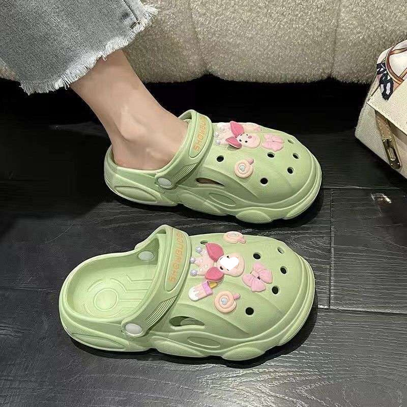 I formos šlepetės su atskirtu pirštu, PVC viršus ir PVC padai, saldus stilius, vasaros išleidimas 2022