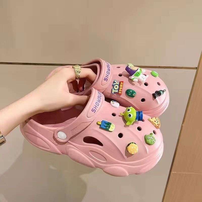 I formos šlepetės su atskirtu pirštu, PVC viršus ir PVC padai, saldus stilius, vasaros išleidimas 2022