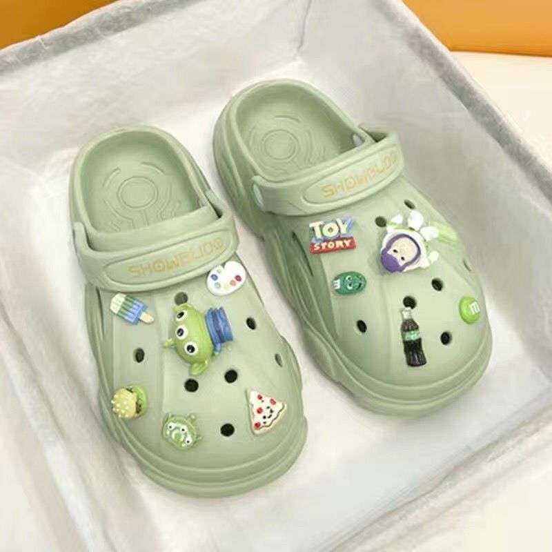 I formos šlepetės su atskirtu pirštu, PVC viršus ir PVC padai, saldus stilius, vasaros išleidimas 2022