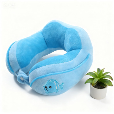 Pernă de gât în formă de U, cu umplutură PP cotton, țesătură catifelată Crystal Velvet, pernă de călătorie portabilă pentru mașină și drumuri lungi