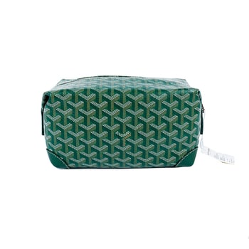 Bőr toalett- és kozmetikai táska - Uniszex, mintás betűvel, vízálló, másodlagos tehénbőr, belső poliészter-pamut bélés