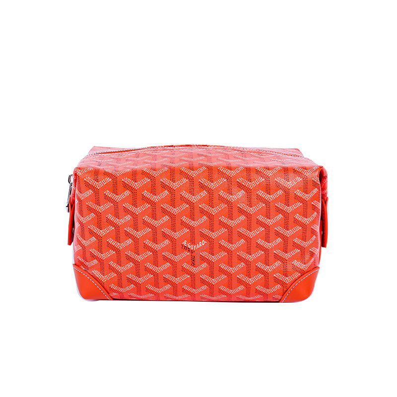 Bőr toalett- és kozmetikai táska - Uniszex, mintás betűvel, vízálló, másodlagos tehénbőr, belső poliészter-pamut bélés