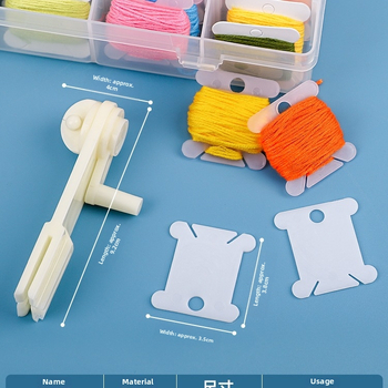 Навивател за прежда за кръстосано бродиране – ръчен инструмент за домашна употреба