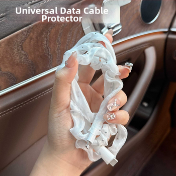 Карикатурен протектор за USB кабел за зареждане, защита срещу чупене, Type-C закопчалка, пластмасов предпазител