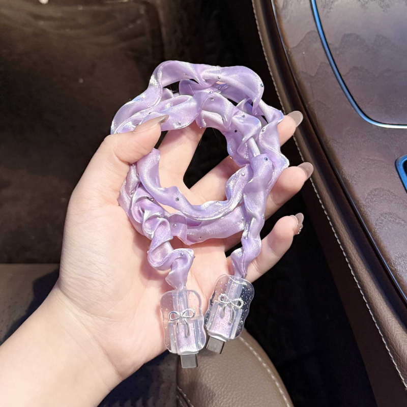 Карикатурен протектор за USB кабел за зареждане, защита срещу чупене, Type-C закопчалка, пластмасов предпазител