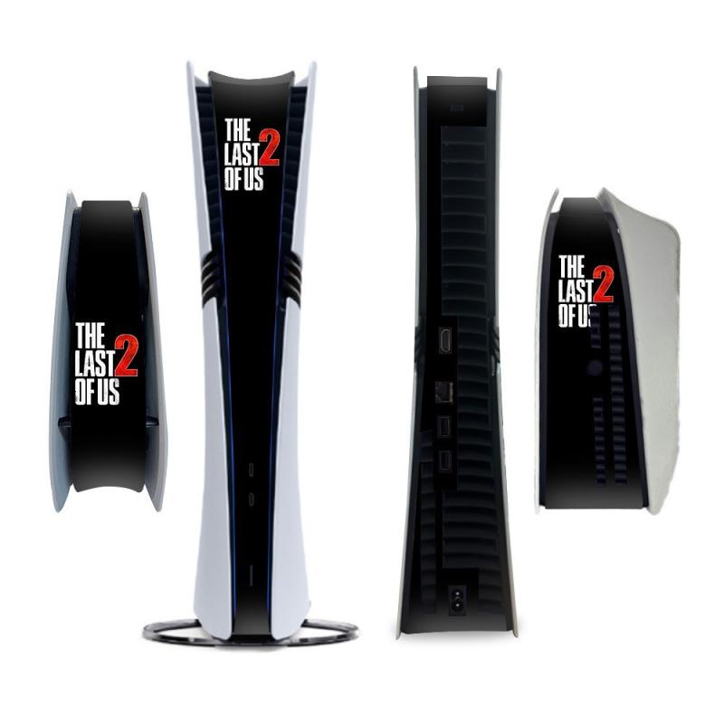 PS5 Pro vidurinė juosta – viso dangos lipdukas su anglies pluošto tekstūra, PVC plėvelė 0,2 mm, lengvas užklijavimas be likučių, suderinamas su PS5 Pro